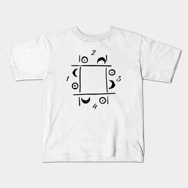 Square Dancing Day – November Kids T-Shirt by irfankokabi